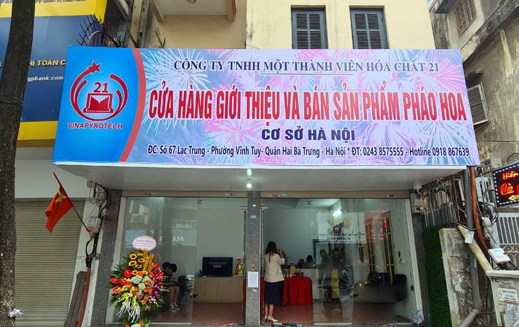 Khai trương Cơ sở giới thiệu và kinh doanh pháo hợp pháp chính thức tại Hà Nội
