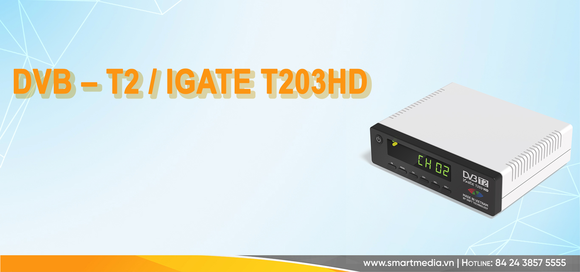 Đầu thu truyền hình kỹ thuật số Igate T203HD