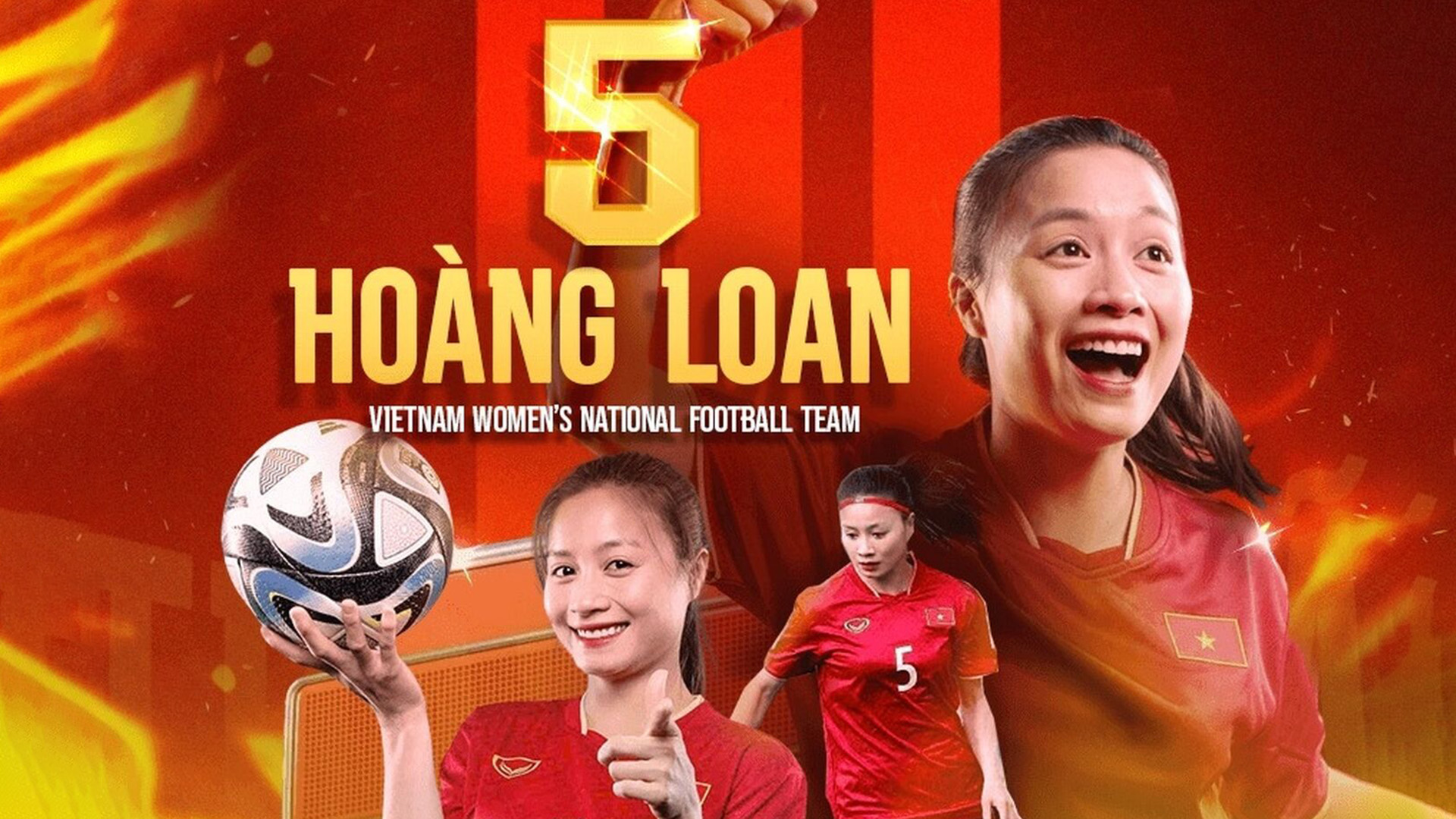 Hoàng Loan - chốt chặn hàng thủ của đội tuyển nữ Việt Nam tại SEA Games 33