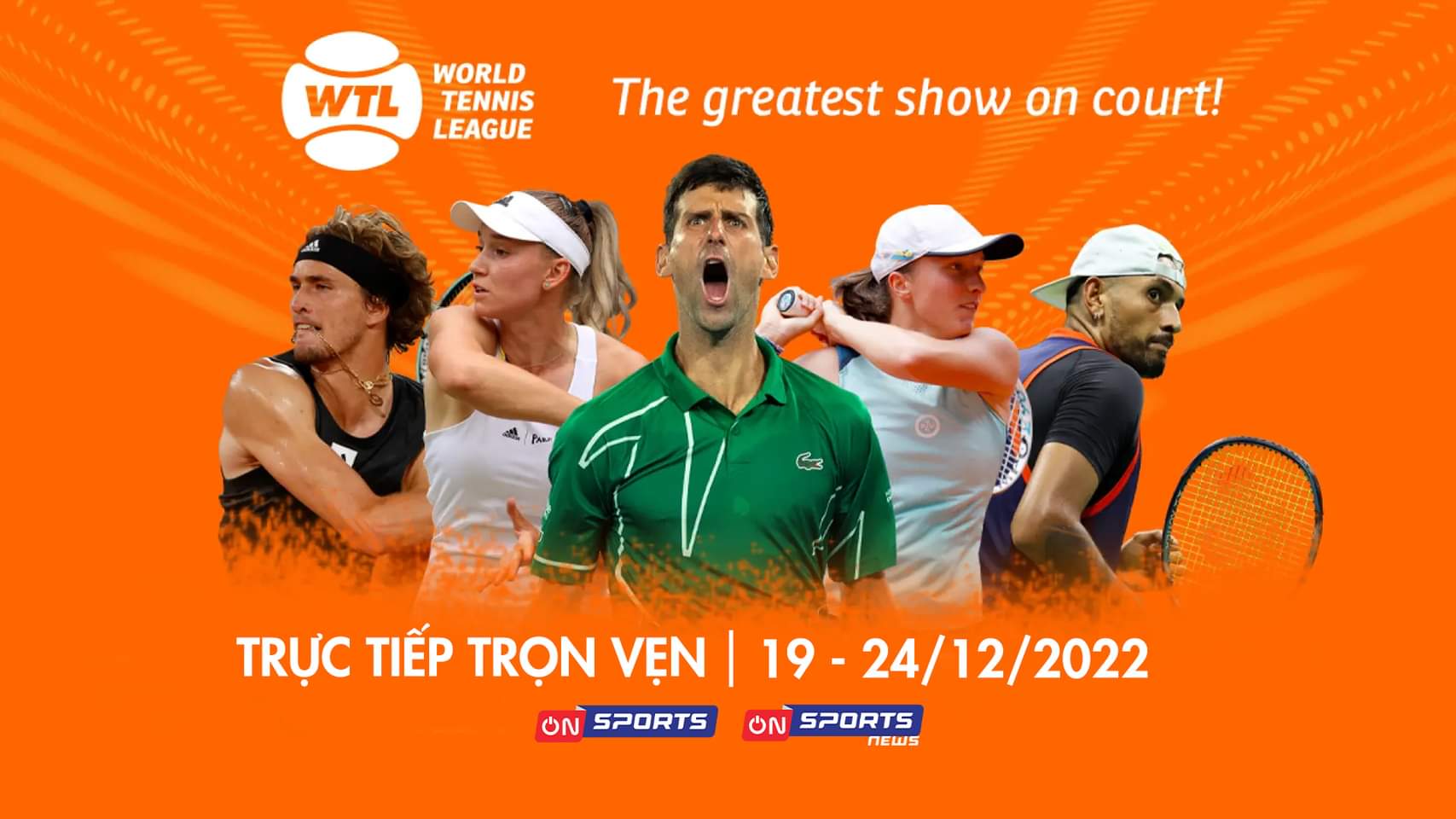 VTVcab chính thức sở hữu bản quyền giải quần vợt đồng đội World Tennis League, diễn ra tại Dubai.