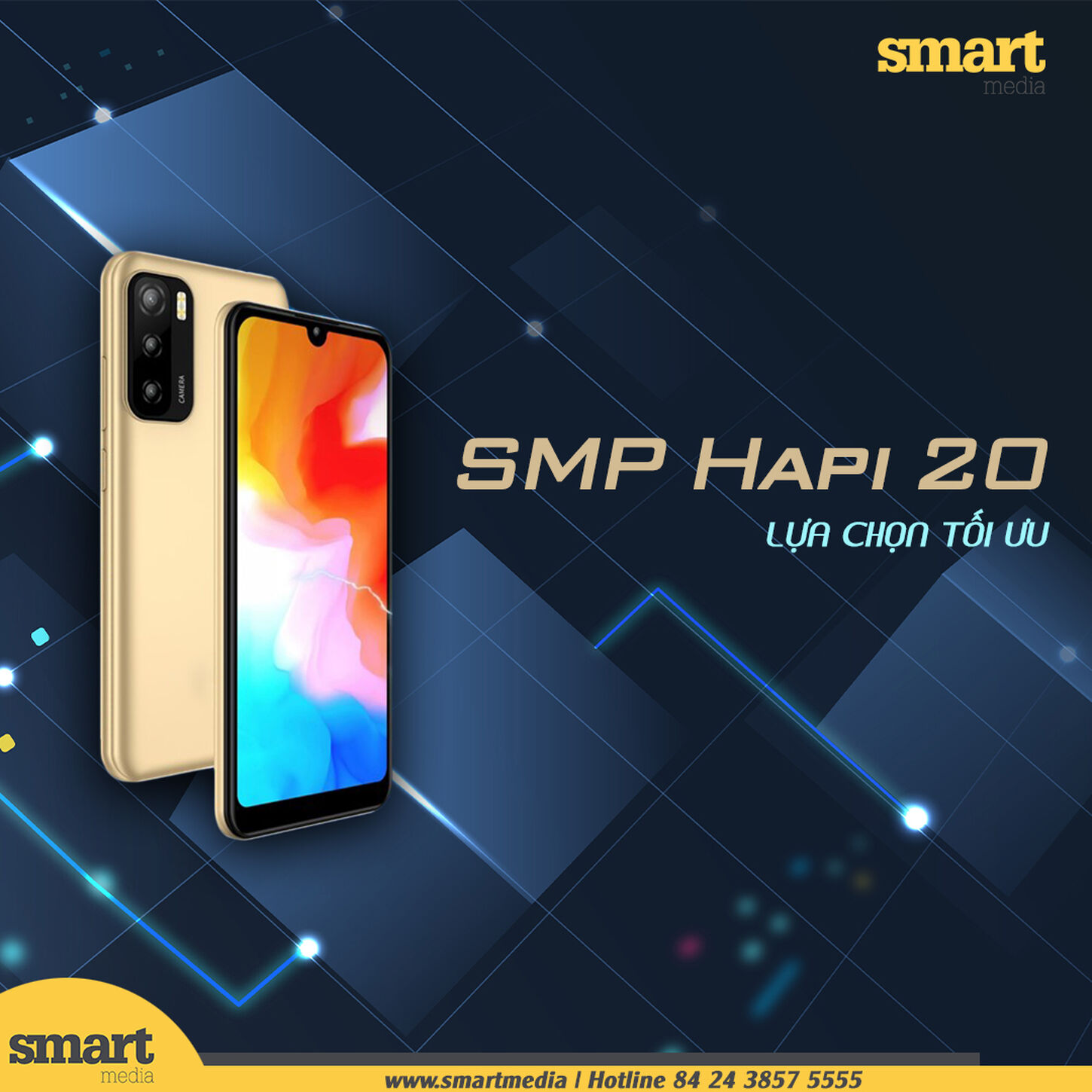 Smartphone SMP Hapi 20 – Smartphone “đỉnh” trong phân khúc giá rẻ